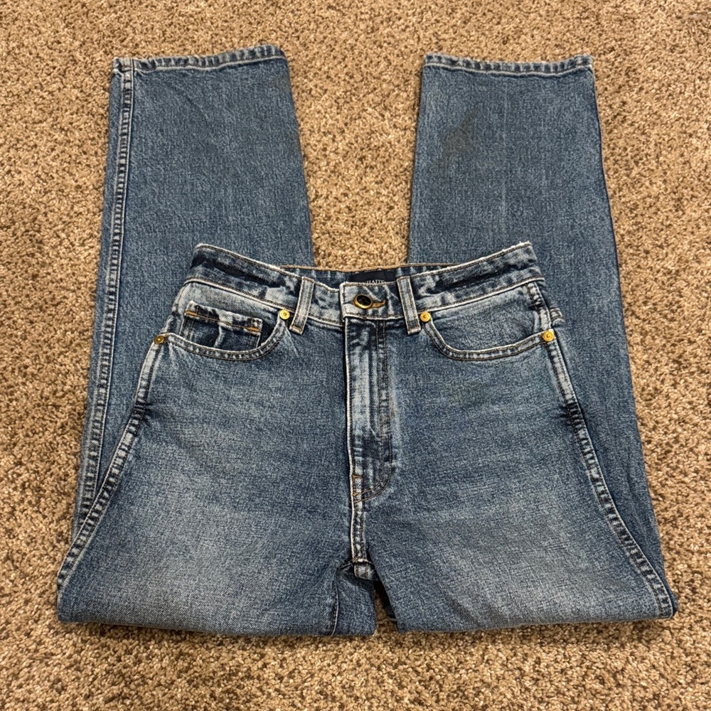 Khaite Abigail Blue Denim Jeans